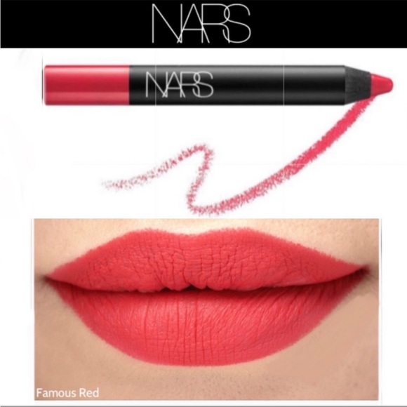 NARS Famous Red Velvet Matte Lip Pencil Crayon - Picture 1 of 1